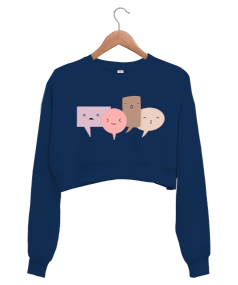 SPEECH BUBBLE Kadın Crop Sweatshirt