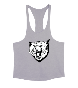 Sporcu gri panter Erkek Tank Top Atlet