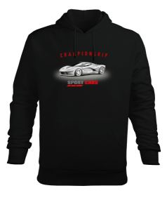 Sports Car Erkek Kapüşonlu Hoodie Sweatshirt