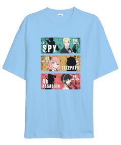 Spy x Family Anime Tasarım Baskılı Oversize Unisex Tişört