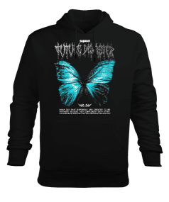 Squad Butterfly Erkek Kapüşonlu Hoodie Sweatshirt