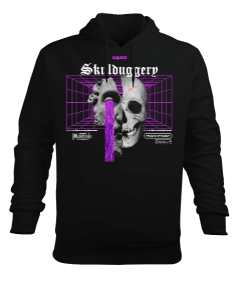 Squad Skull Erkek Kapüşonlu Hoodie Sweatshirt