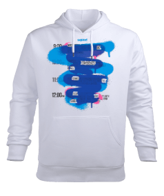 Squad Sprey Erkek Kapüşonlu Hoodie Sweatshirt