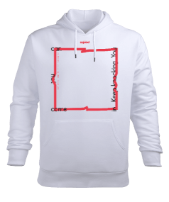 Squad Square Erkek Kapüşonlu Hoodie Sweatshirt