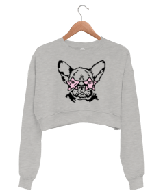 Star Dog Kadın Crop Sweatshirt