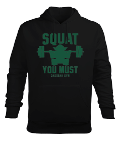 Star Wars Master Yoda GYM Vücut Geliştirme Bodybuilding Fitness Tasarım Erkek Kapüşonlu Hoodie Sweatshirt