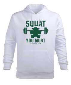 Star Wars Master Yoda GYM Vücut Geliştirme Bodybuilding Fitness Tasarım Erkek Kapüşonlu Hoodie Sweatshirt