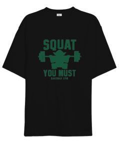 Star Wars Master Yoda GYM Vücut Geliştirme Bodybuilding Fitness Tasarım Oversize Unisex Tişört