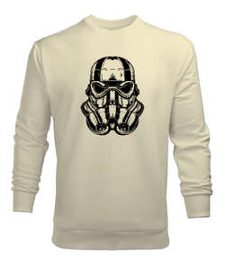 Star Wars Stormtrooper Blu V2 Krem Erkek Sweatshirt