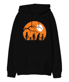 Stars Wars Hallowen Oversize Unisex Kapüşonlu Sweatshirt