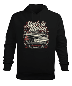 Steel in motion Erkek Kapüşonlu Hoodie Sweatshirt