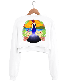 STRONG WOMAN Kadın Crop Sweatshirt