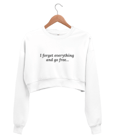 STRONG WOMAN Kadın Crop Sweatshirt