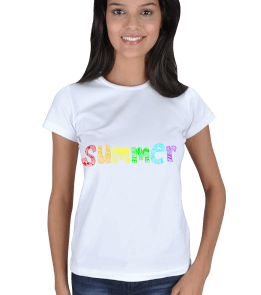 Summer T-shirt Kadın Tişört