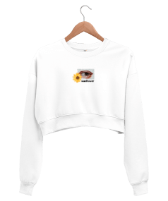 SUNFLOWER | look Kadın Crop Sweatshirt