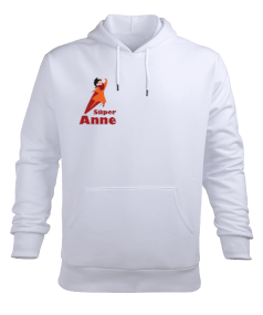 SÜPER ANNE Erkek Kapüşonlu Hoodie Sweatshirt