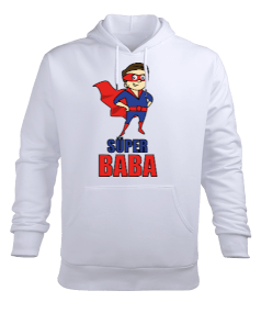 Süper Baba Erkek Sweatshirt Erkek Kapüşonlu Hoodie Sweatshirt