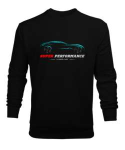 Super Performance - Car V1 Siyah Erkek Sweatshirt