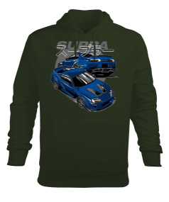 Supra Tasarım Baskılı Erkek Kapüşonlu Hoodie Sweatshirt