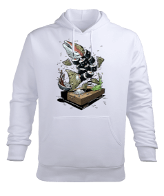 Sushi Collection Erkek Kapüşonlu Hoodie Sweatshirt