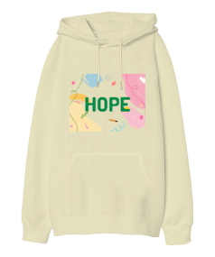 Sweety Hope Oversize Unisex Kapüşonlu Sweatshirt