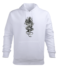 Sword And Drago Erkek Kapüşonlu Hoodie Sweatshirt