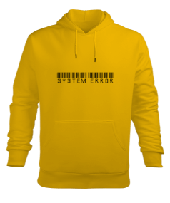 System erorr Erkek Kapüşonlu Hoodie Sweatshirt