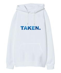 Taken Oversize Unisex Kapüşonlu Sweatshirt