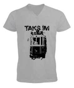 taksim erkek kısa kollu yaka t-shirt Erkek Kısa Kol V Yaka Tişört