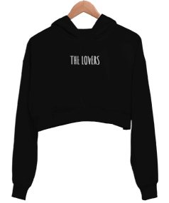 Tarot Cards The Lovers Kadın Crop Hoodie Kapüşonlu Sweatshirt