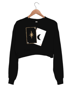 Tarot Falı Kadın Crop Sweatshirt