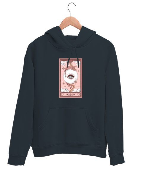 Tisho - Tarot Kart - Magician - Eller Ve Göz Füme Unisex Kapşonlu Sweatshirt