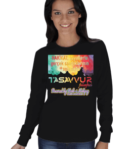 Tasavvur Felsefesi 17 KADIN SWEATSHIRT