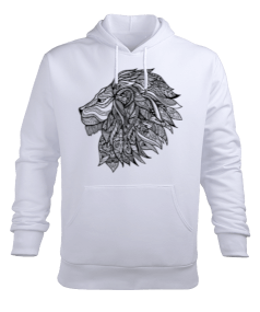 Tattoo Leon Erkek Kapüşonlu Hoodie Sweatshirt