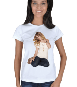 Taylor Swift Baskılı Bayan T-Shirt Kadın Tişört