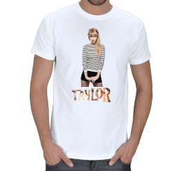 Taylor Swift Baskılı T-Shirt Erkek Tişört