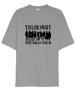 Taylor Swift Eras Tour Gri Oversize Unisex Tişört