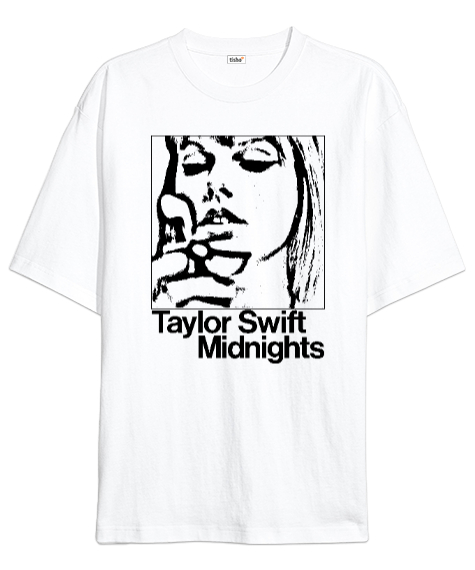 taylor swift midnights anti hero Beyaz Oversize Unisex Tişört