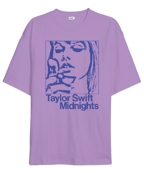 Taylor swift midnights anti hero Lila Oversize Unisex Tişört