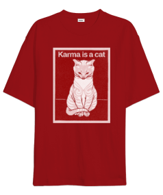 Taylor Swift Midnights karma maroon Oversize Unisex Tişört