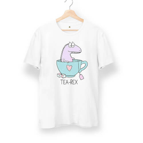 Tea-Rex Unisex Kısa Kol Tişört