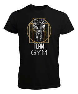 Team Gym Siyah Erkek Tişört