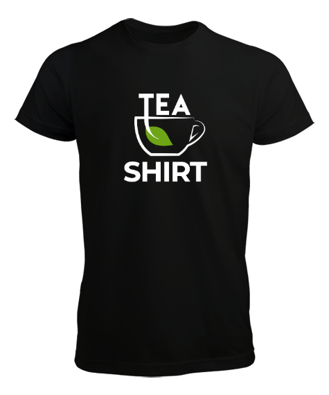 Tisho - Teashirt - Poşet Çay V2 Siyah Erkek Tişört