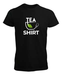 Teashirt - Poşet Çay V2 Siyah Erkek Tişört