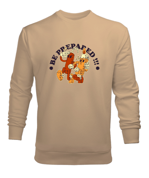 Tisho - Tehlikeli İkili - Çakmak - Dinamit Camel Erkek Sweatshirt