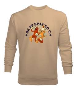 Tehlikeli İkili - Çakmak - Dinamit Camel Erkek Sweatshirt