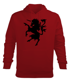 Tek boynuzlu Erkek Kapüşonlu Hoodie Sweatshirt