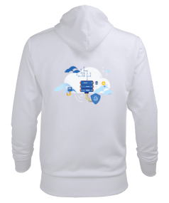 Teknoloji Erkek Kapüşonlu Hoodie Sweatshirt