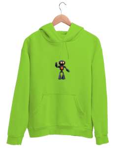 TEKNOLOJİK ROBOT Fıstık Yeşili Unisex Kapşonlu Sweatshirt