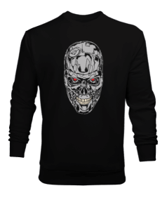 Terminatör Siyah Erkek Sweatshirt